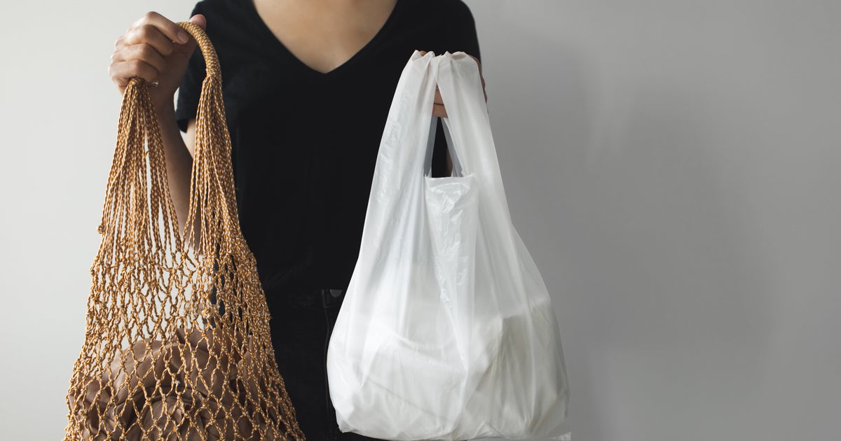 Plastic top bag handbag
