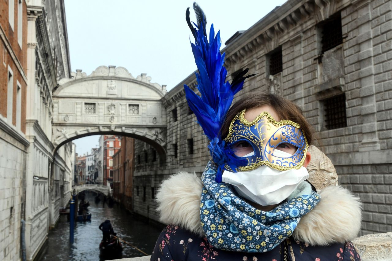 Βενετία, 24 Φεβρουαρίου 2020 (Photo by ANDREA PATTARO / AFP) (Photo by ANDREA PATTARO/AFP via Getty Images)