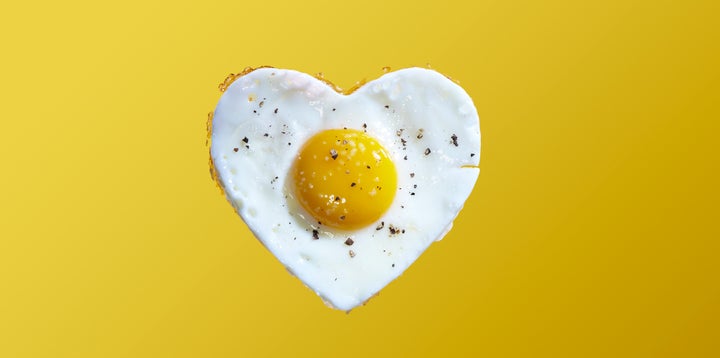 The yolk of one large egg contains nearly 200 milligrams of cholesterol.