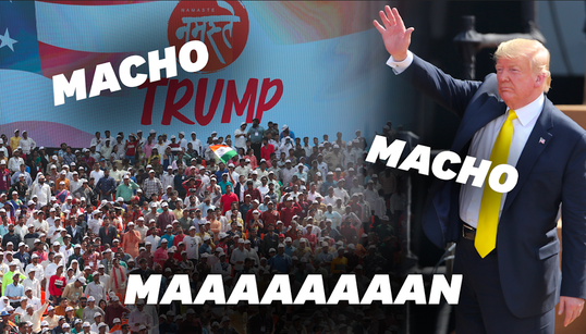 Trump célébré en Inde au son de “Macho Man” des Village