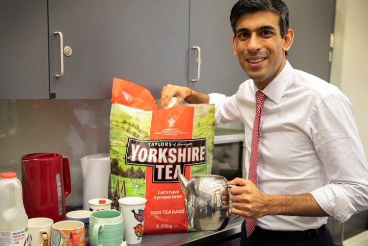 Chancellor Rishi Sunak likes Yorkshire Tea 