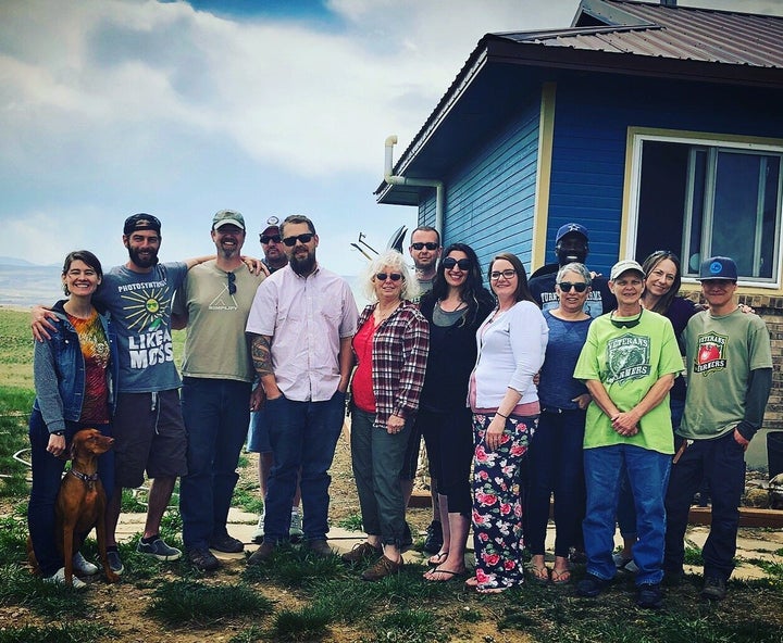 Work day at Veterans to Farmers.