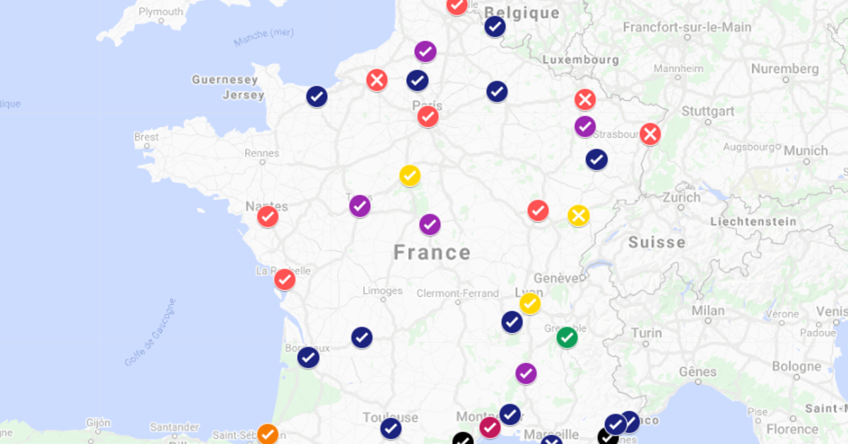 Tous Les Sondages Des Municipales 2020 Recenses Dans Une Carte Le Huffpost