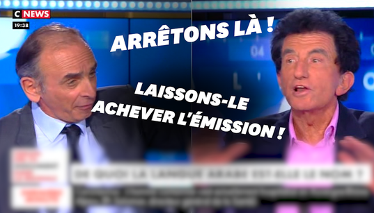 Sur CNews, Zemmour et Lang s’écharpent sur la langue