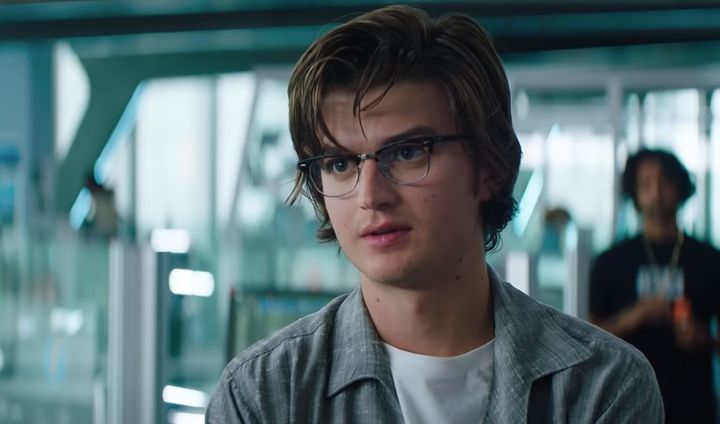 A still of Joe Keery in the trailer for "Free Guy."