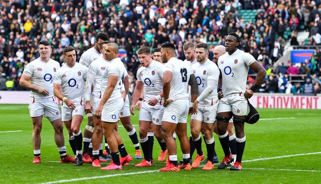 England captain Owen Farrell and his team 