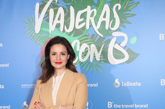 Marta Torné en el acto de 'Viajeras con