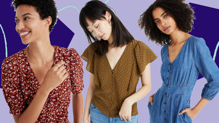 There's a lot of spring items peeking out from Madewell's sale section right now. 