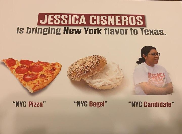 A mailer sent by the Voter Protection Project to oppose Jessica Cisneros in the Democratic primary for Texas' 28th Congressional District.