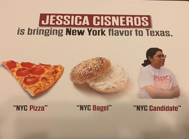A mailer sent by the Voter Protection Project to oppose Jessica Cisneros in the Democratic primary for Texas' 28th Congressio