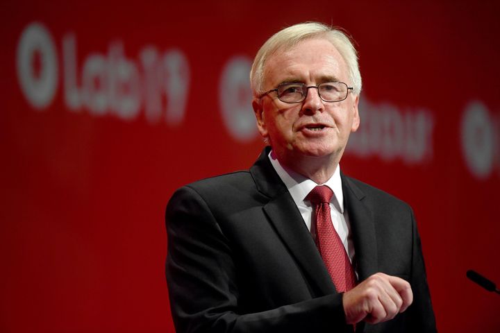 Shadow chancellor John McDonnell said his "biggest resentment" was about the attempt by Labour MPs to oust Jeremy Corbyn in 2016.