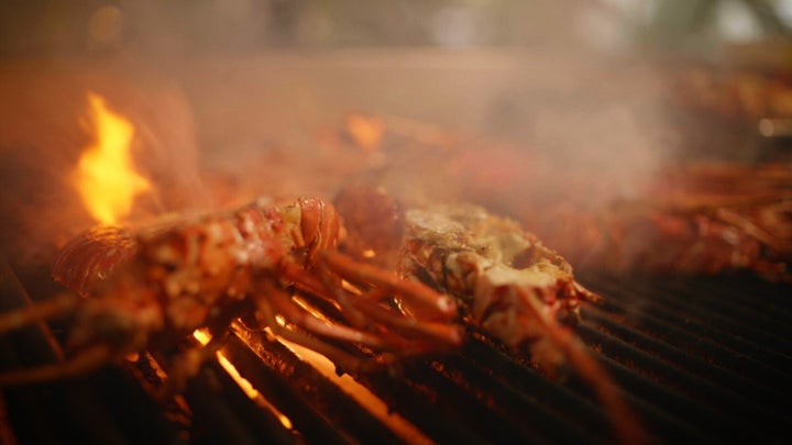 Delicious food at the Reggae Beach Bar & Grill