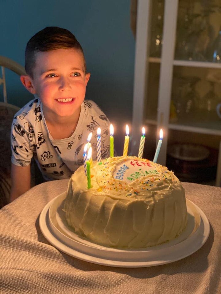 Claudia Francisco's son Adriano, who this year will be celebrating his eighth — or his second — Feb. 29 birthday.