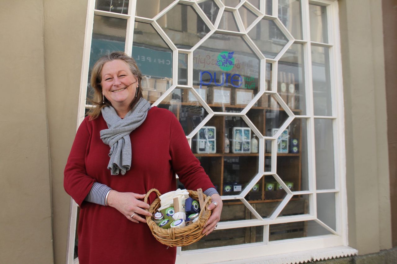 Emily Kavanaugh, owner of Pure Nuff Stuff in Penzance. 