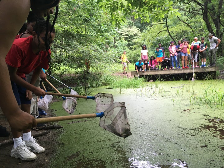 Many of the children on Mabari Byrd's trips have never been to the river before, though it runs right through their home city of Philadelphia.