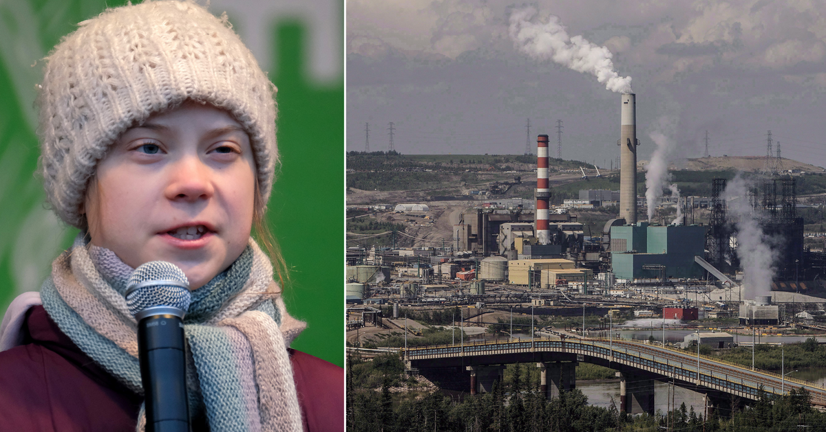 Disgusting Sticker Of Greta Thunberg Linked To Alberta Oil Company Shocks Canadians Huffpost Canada