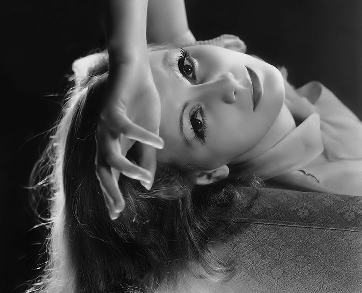Greta Garbo no set do filme <i>Como Me Queres</i>, de 1932.