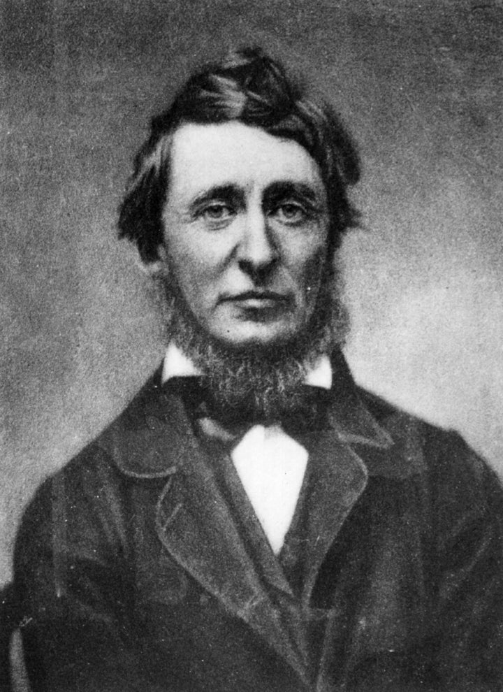 Portrait of Henry David Thoreau.