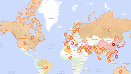 Sept nouveaux pays concernés par le