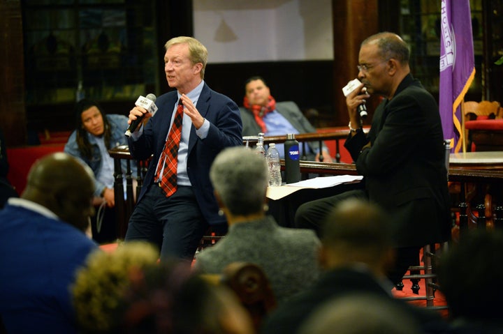 Tom Steyer counts of South Carolina to breathe life into his longshot presidential bid.