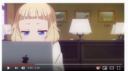 数々のアニメに登場した「MacBookっぽいPC」。AppleのCMに使われる（動画）