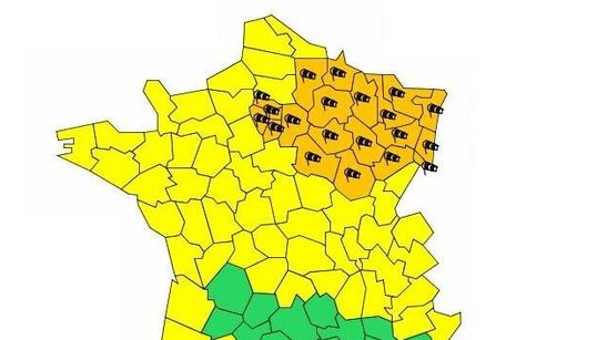 Tempête Jorge: Météo-France place 23 départements en vigilance