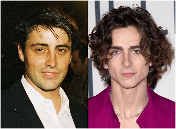 Matt LeBlanc, who played Joey, and Timothée Chalamet