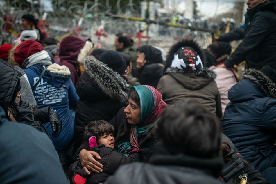 Μετανάστες στα σύνορα Τουρκίας-Ελλάδας