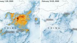 Ces images de la Nasa montrent la chute spectaculaire de la pollution en