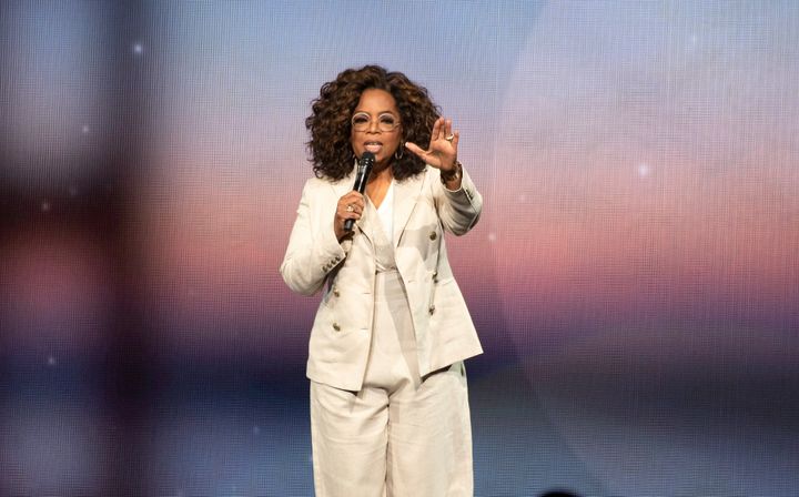 Oprah during one of her 2020 Vision: Your Life in Focus shows earlier this month