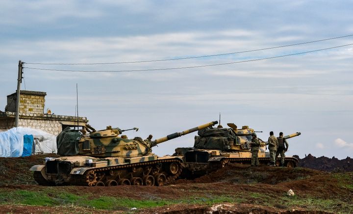 Τουρκικές δυνάμεις ανατολικά του Ινλίμπ (17 Φεβρουαρίου 2020).