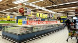 Avec le coronavirus, ce panneau dans un supermarché ne passe pas