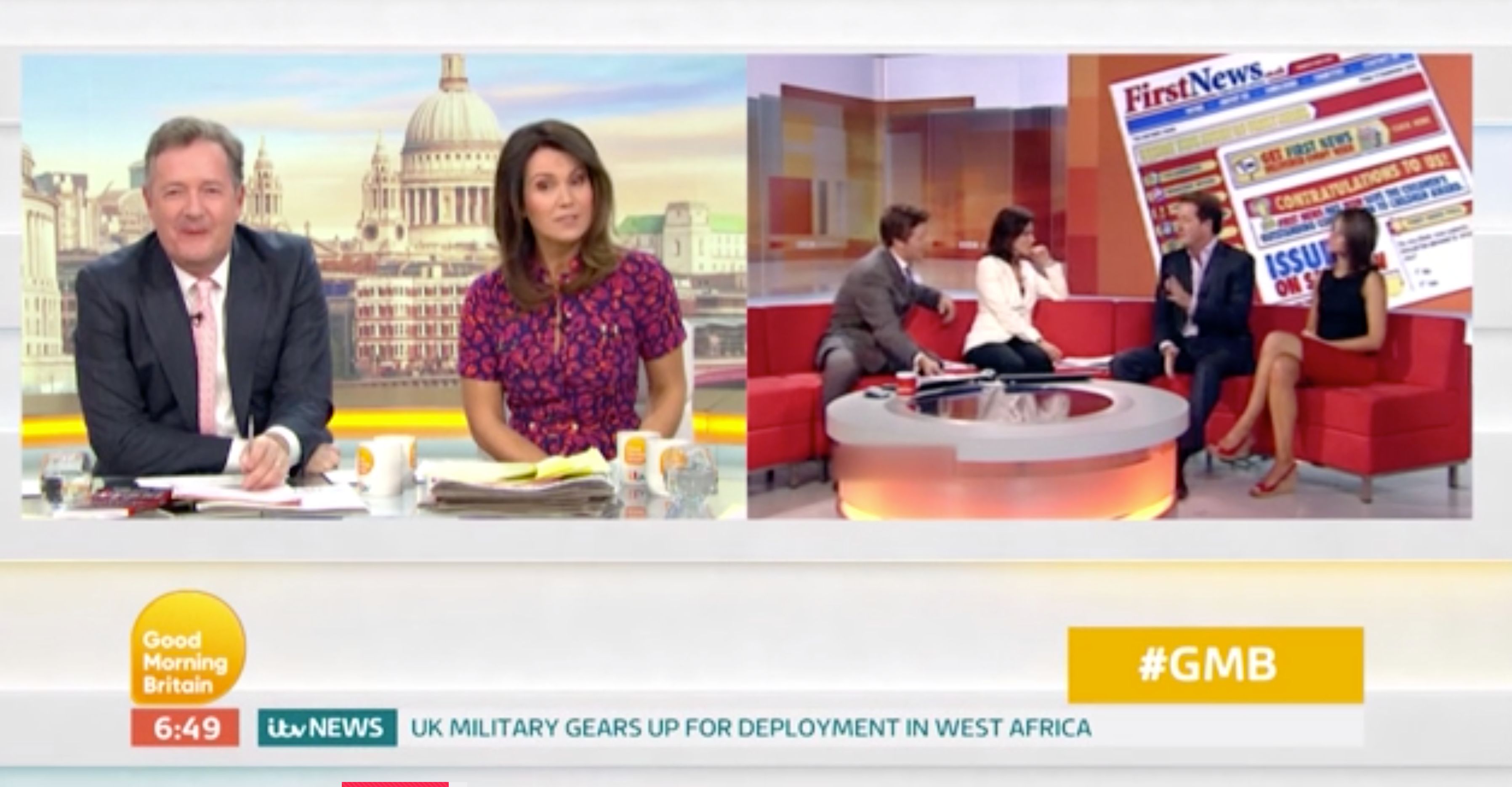 Piers Morgan And Susanna Reid Stunned At Throwback Of First Meeting On ...