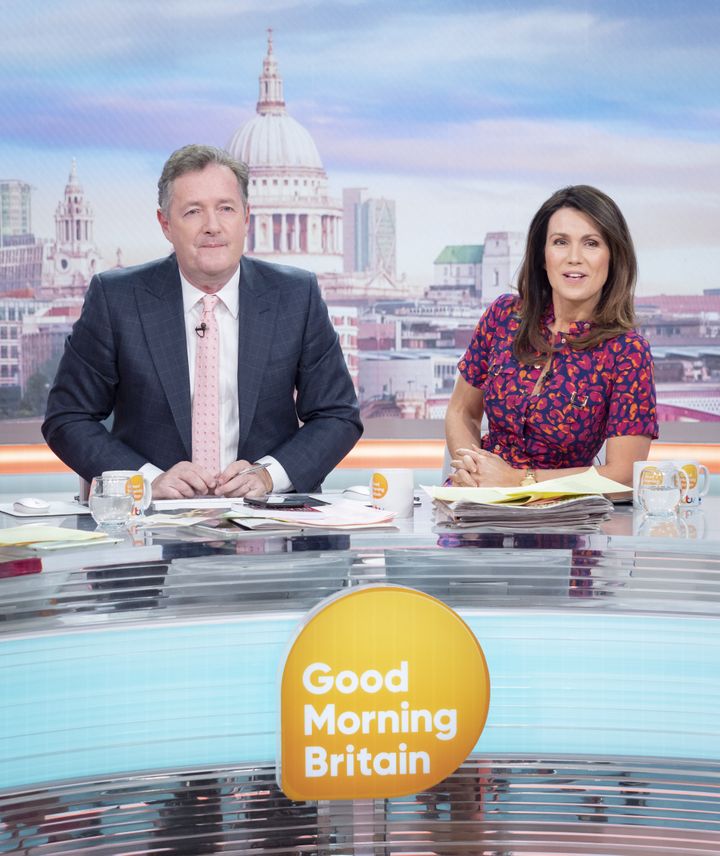 Piers and Susanna have worked together since he joined Good Morning Britain in 2015