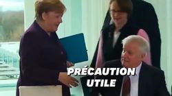 En plein Coronavirus, Angela Merkel se prend un vent sur une poignée de