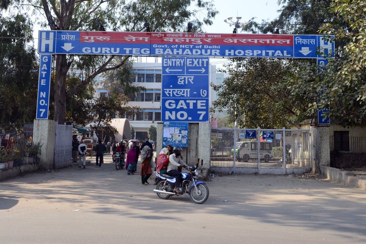 GTB hospital in a file photo. Most number of fatalities during the riots were recorded in this hospital. 