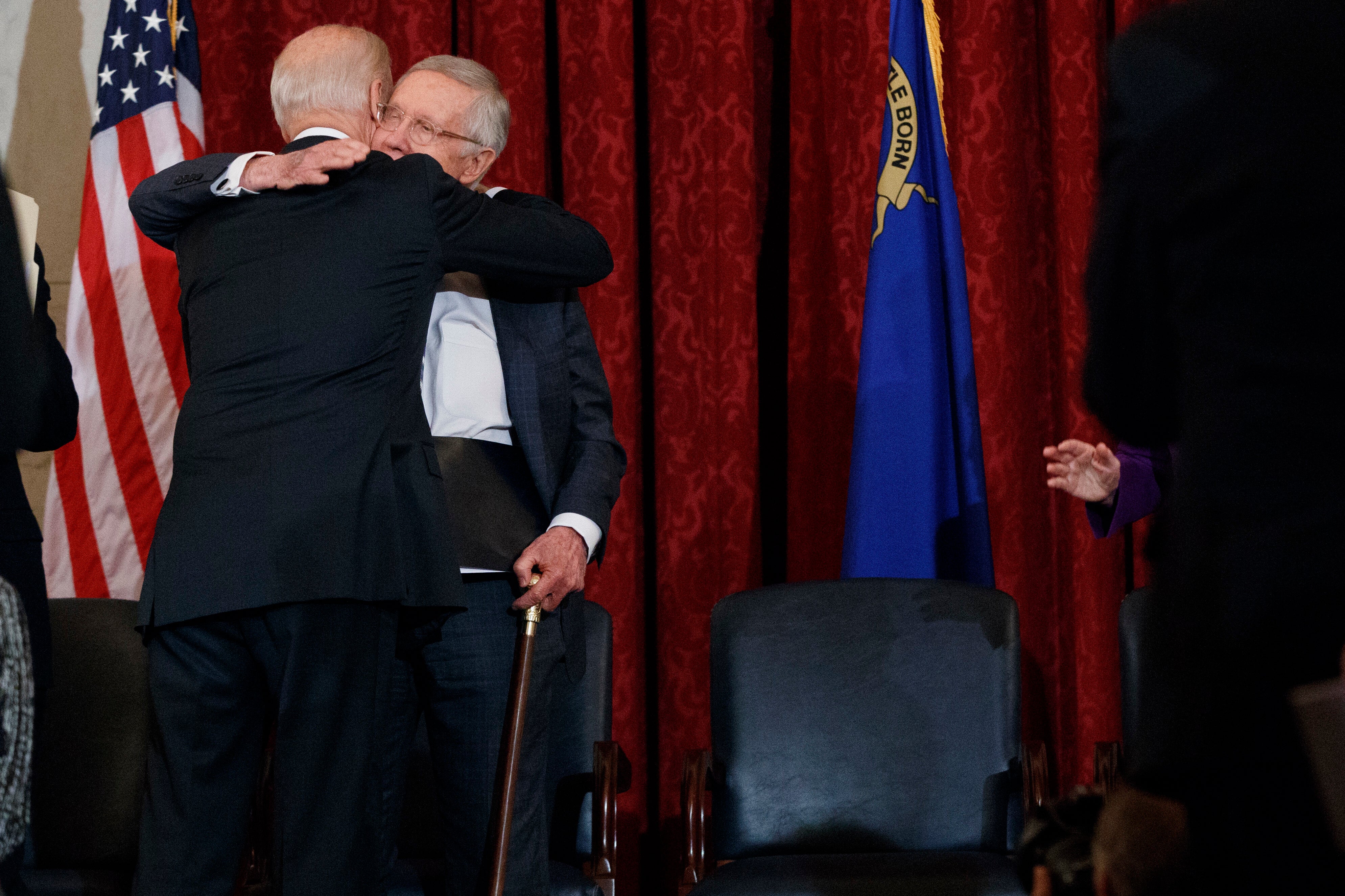 DEM ESTABLISHMENT ON BOARD WITH BIDEN: Harry Reid Endorses