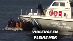 En Grèce, ces gardes-côtes tentent de couler un bateau de