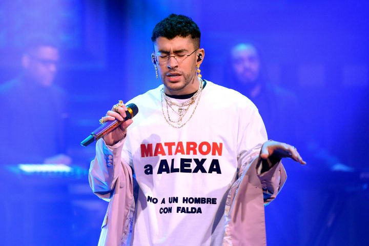 Bad Bunny paid tribute to Luciano during a Feb. 27 performance on "The Tonight Show Starring Jimmy Fallon."