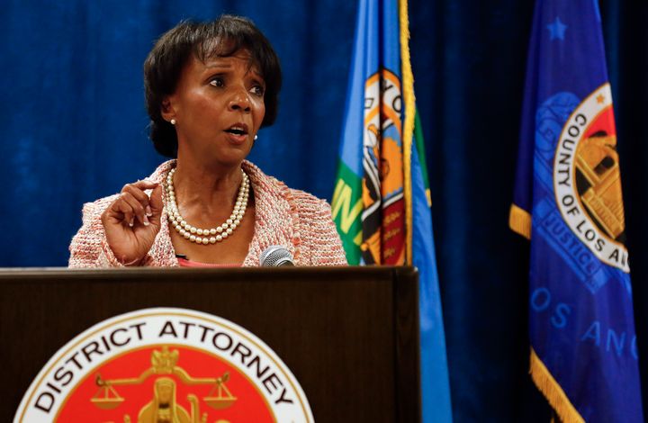 Los Angeles County District Attorney Jackie Lacey will face progressive prosecutor George Gascón in the general election in November.