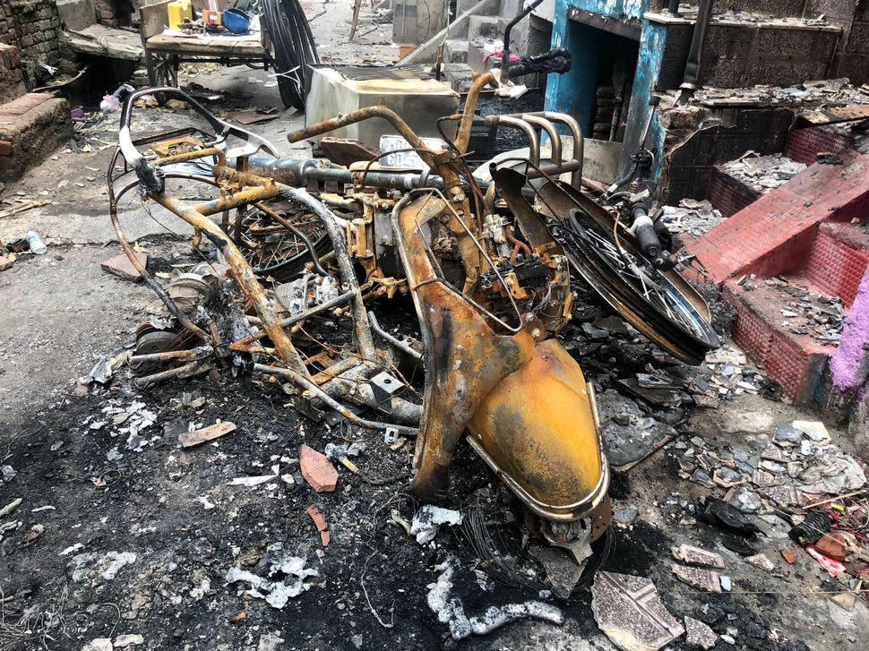 An overwhelming number of Muslim homes, shops and vehicles were torched in Shiv Vihar on 25 February. 