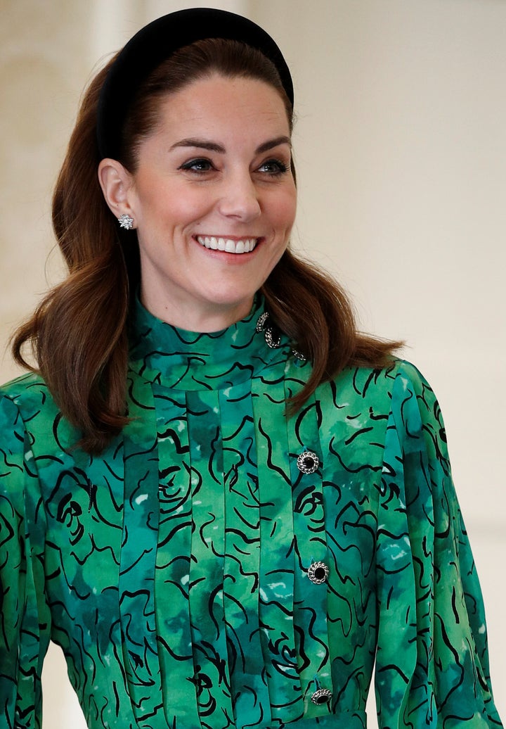 A closer look at the details on Kate's dress.&nbsp;