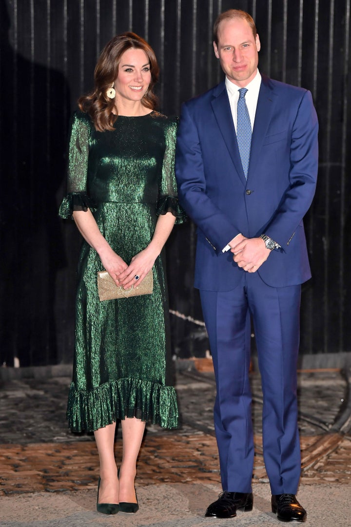 William and Kate attend a special reception hosted by the British ambassador to Ireland at Storehouse’s Gravity Bar in Dublin on Tuesday.