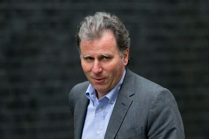 Former Cabinet minister Sir Oliver Letwin outside Number 10 