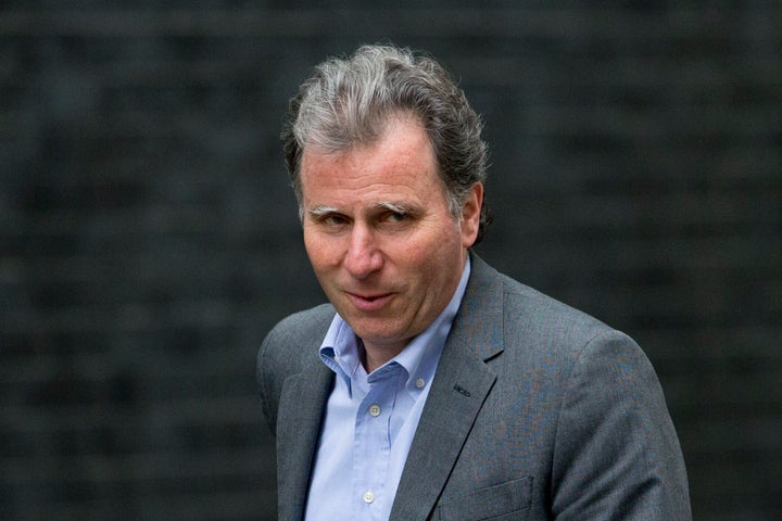 Former Cabinet minister Sir Oliver Letwin outside Number 10 