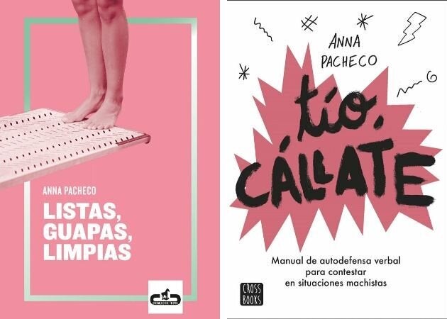 Los dos libros de la periodista Anna Pacheco.