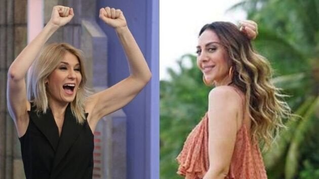 Sandra Golpe y Mónica Naranjo.