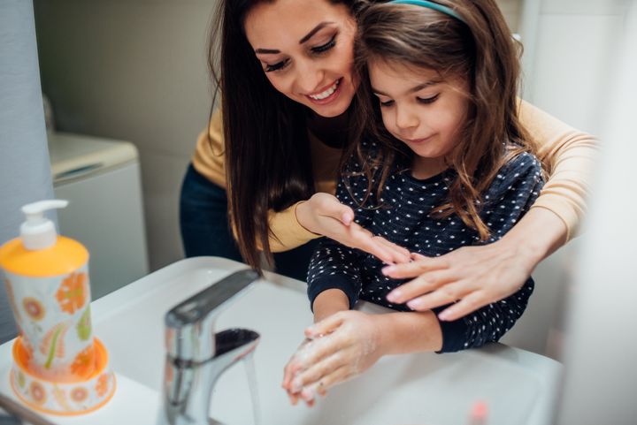 Parents should emphasize healthy habits like hand-washing, which are good to practice at all times.