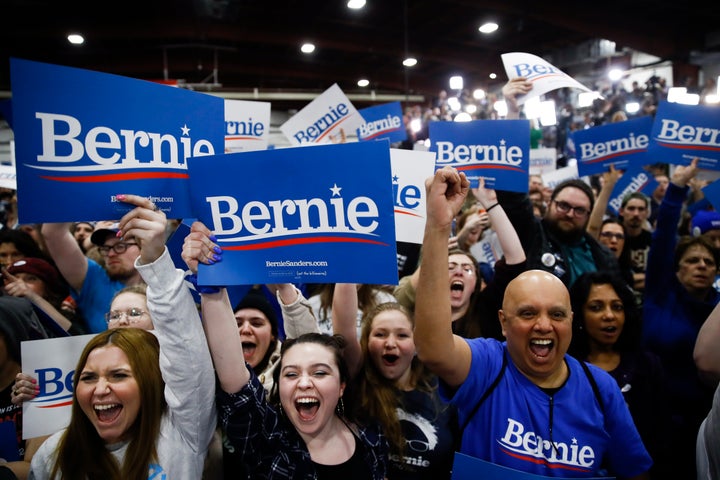 Rallies for Sanders continue to be marked by enthusiasm. But Super Tuesday's results have intensified questions about his ab