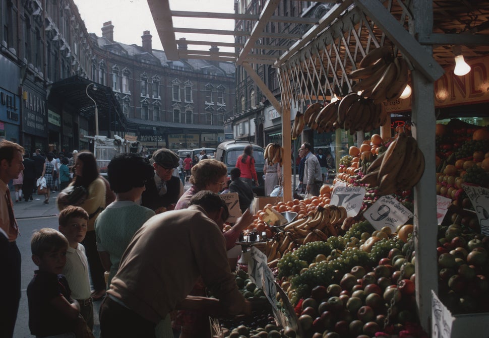 Brixton market in the 1970s.